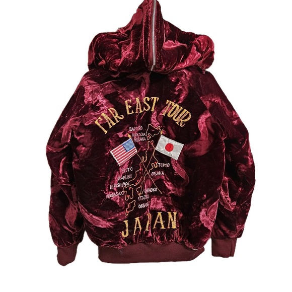 Vintage Other - Vintage 80s Sukajan Far East Tour Okinawa Japan Bomber Jacket Dragon Small EUC